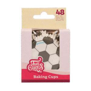 FunCakes Baking Cups Voetbal pk/48