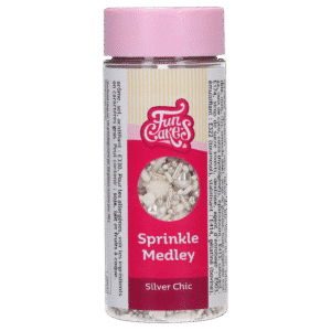 FunCakes Sprinkle Medley Silver Chic 65g