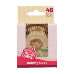 FunCakes Baking Cups Safari Dieren pk/48