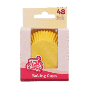 FunCakes Baking Cups Geel 48st