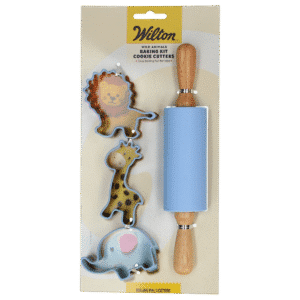 Wilton Baking Kit Koekjesuitstekers Wilde Dieren Set/4