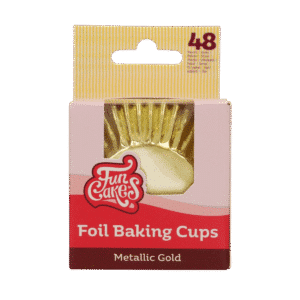 FunCakes Folie Baking Cups - Metallic Goud pk/48