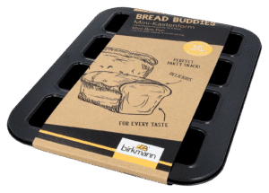 Birkmann Bread Buddies mini bakvorm – 35 x 27 cm, voor 8 baksels