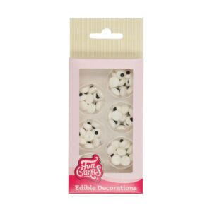 FunCakes Suikerdecoratie Oogjes Rond - 64st