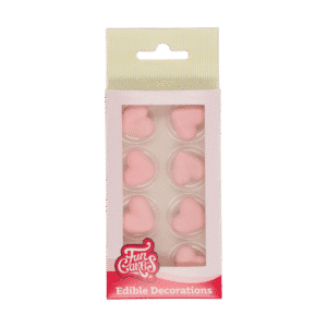 FunCakes Suikerdecoratie Hart Roze Set/8