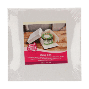 FunCakes Taartdoos Wit 20x20x15 cm pk/1