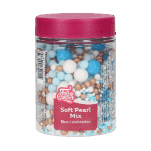FunCakes Soft Pearls Mix Blue Celebration 80g