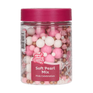 FunCakes Soft Pearls Mix Pink Celebration 80g