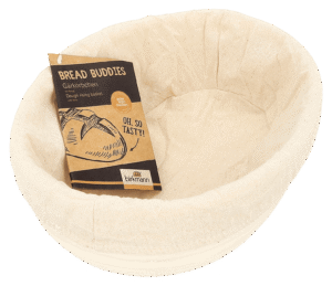 Birkmann – Bread Buddies – Rijsmand Ovaal met Hoes 24,5 cm