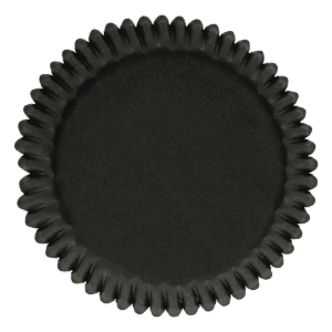House of Marie Mini Baking cups Zwart - pk/60