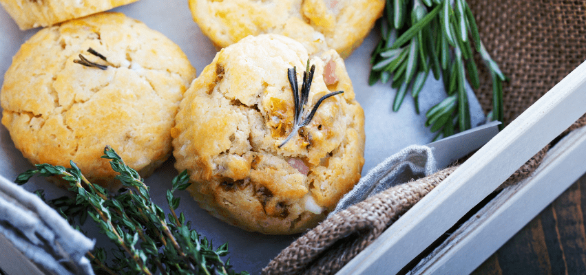 afbeelding voor Kaas uien brood recept