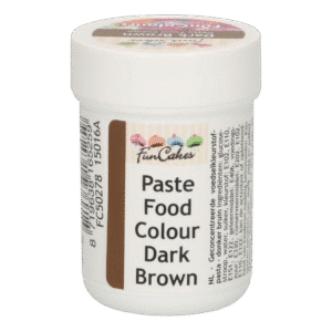 FunCakes Eetbare Kleurstof Pasta Donker bruin 30 g
