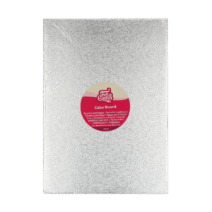 FunCakes Cake Board Rechthoek Zilver 40,5x30,5cm