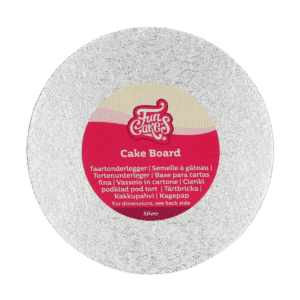 FunCakes Cake Board Rond Zilver Ø22,5cm