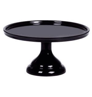 Taart Plateau Small Zwart 23,5 cm