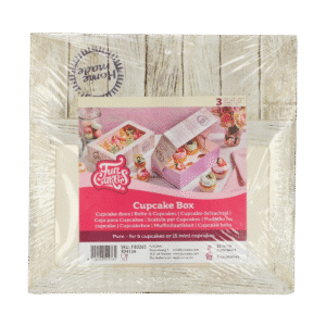 FunCakes Cupcake Box Pure 6 pk/3
