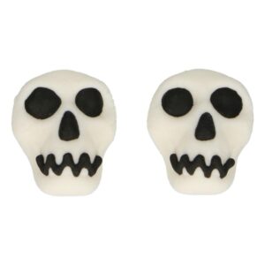 FunCakes Fondant Decoratie - Doodshoofden - Set/8