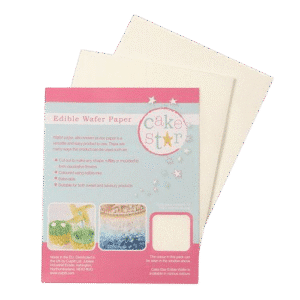 Cake Star Eetbaar Papier Wit pk/12