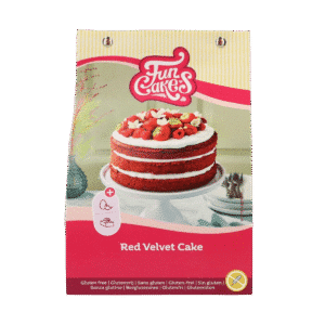 FunCakes Mix voor Red Velvet cake mix Glutenvrij 400 gram