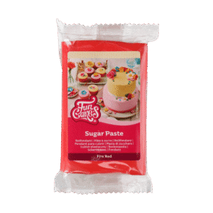 Funcakes rolfondant Fire Red 250 gram
