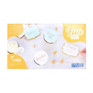 PME Fun Fonts - Cookies & Cupcakes - Collection 2 - Stempels