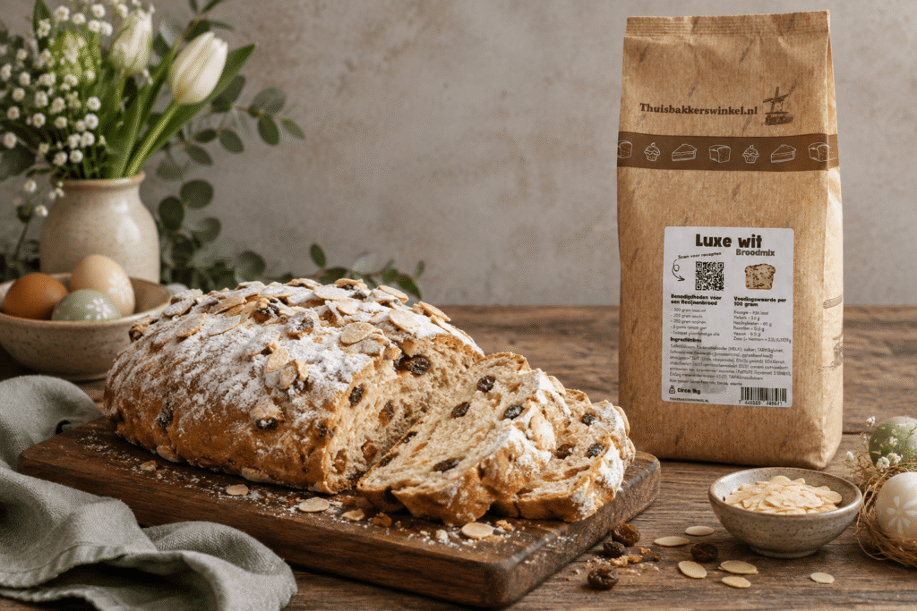 Afbeelding voor Recept Paasstol met Luxe wit