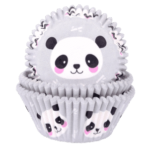 House of Marie Baking Cups Panda pk/48