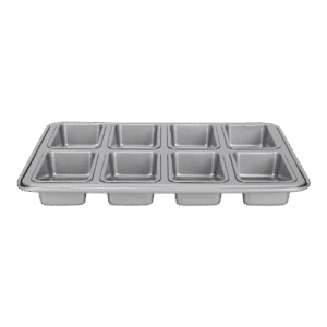 Patisse Mini Broodvorm Silver-Top 8-vaks 34x28cm