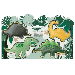 ScrapCooking Cookie Cutter Dino Set/4