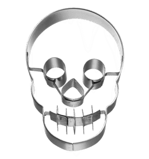 Halloween Schedel Uitsteekvorm 7cm