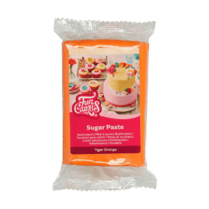 Funcakes Rolfondant Tiger Orange 250 gram