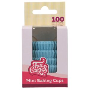 FunCakes Mini Baking Cups Licht Blauw pk/100
