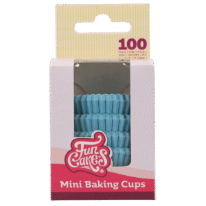 FunCakes Mini Baking Cups Licht Blauw pk/100