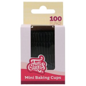 FunCakes Mini Baking Cups Black pk/100