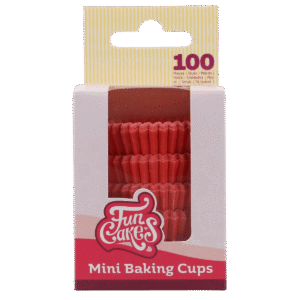 FunCakes Mini Baking Cups Rood pk/100
