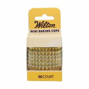 Wilton Mini Metallic Baking Cups Goud pk/160
