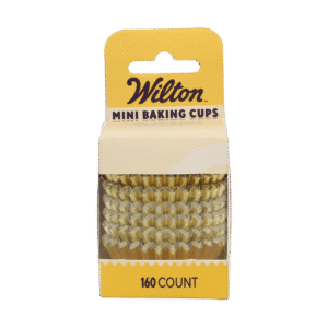 Wilton Mini Metallic Baking Cups Goud pk/160
