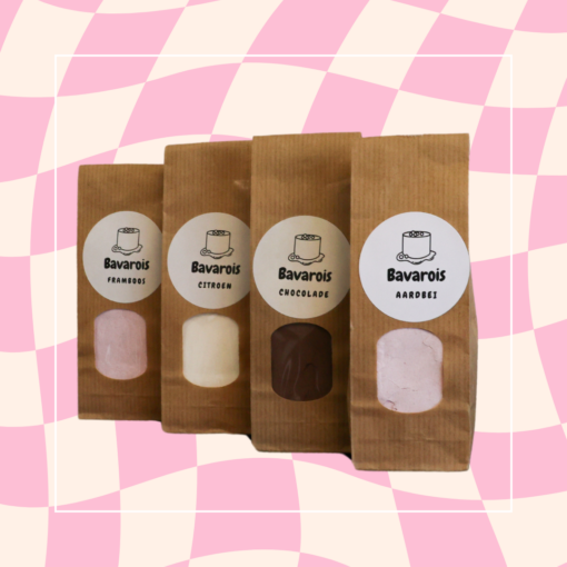 Mix voor bavarois Aardbei