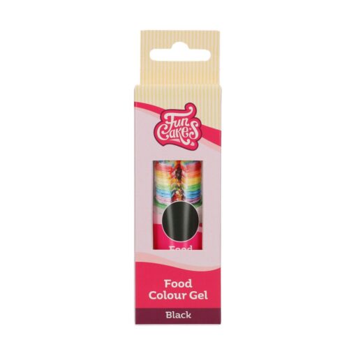 FunCakes Eetbare Kleurstof Gel Zwart 30g