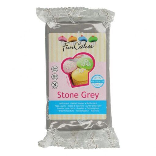 Funcakes rolfondant Stone Grey 250 gram