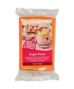 Funcakes Rolfondant Tiger Orange 250 gram