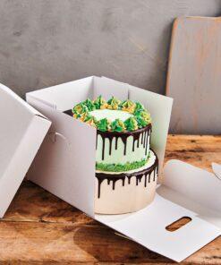 Funcakes Taartdoos Wit 25,5x 25,5x 25 cm
