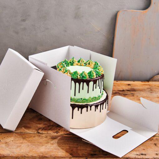 Funcakes Taartdoos Wit 25,5x 25,5x 25 cm
