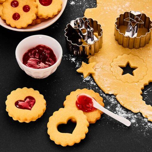 Linzer Koekjes Uitsteker Rvs 5cm - Afbeelding 4