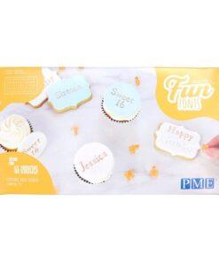 PME Fun Fonts - Cookies & Cupcakes - Collection 2 - Stempels