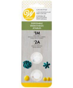 Wilton Disposable Cupcake Tip set/2 (#1M, #2A)
