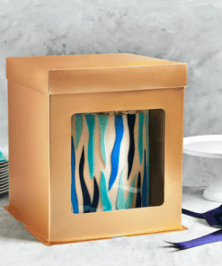 FunCakes Tall Cake Box 30,4 x 30,4 x 34,5 cm - Goud