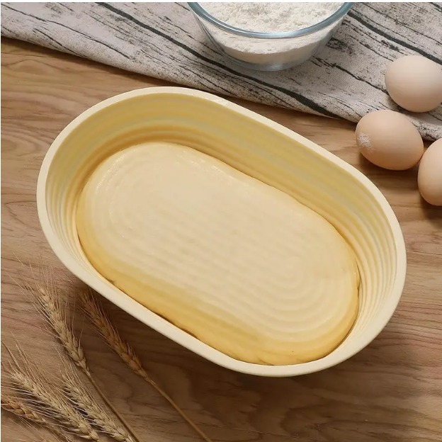 Dhqkqg Siliconen Broodrijsmand Ovaal 28 Cm - Gaarmand Voor Brood Bakken