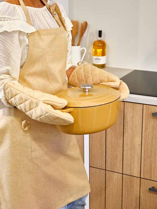 Cosy & Trendy - Stoffen Ovenwant- Gold 30cm - Afbeelding 2