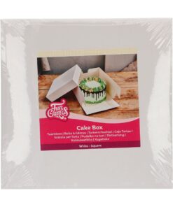 FunCakes Taartdoos Wit 30x30x15 cm pk/1